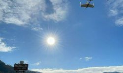 Mengen'de cayrokopter destekli trafik denetimi yapıldı