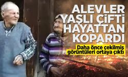 Yaşlı çifti ölüm bile ayırmadı. Yürek yakan görüntüler