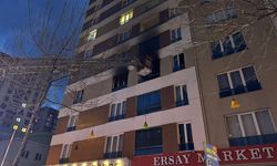 KAYSERİ - 14 katlı binada çıkan yangında 7 kişi dumandan etkilendi
