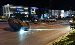 MUĞLA - Bodrum'da ciple otomobilin karıştığı kazada 3 kişi yaralandı