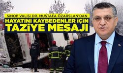 Vali Özarslan'dan otobüs kazasında hayatını kaybedenler için taziye mesajı