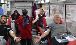 Gümüşhane'de kan bağışı kampanyası düzenlendi