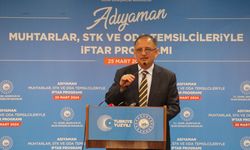 ADIYAMAN - Bakan Özhaseki, Adıyaman'da iftar programında konuştu