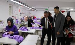 Havza Kaymakamı Ayvat ve Belediye Başkanı Özdemir'den çalışan kadınlara ziyaret