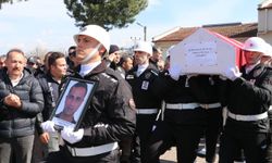 Şehit polis memuru için Samsun'da tören