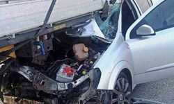 Konya’da otomobil tıra arkadan çaptı: 1 ağır yaralı