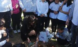Ortaokul öğrencilerine gıda israfı ve kompost yapım eğitimi