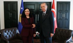 ANTALYA - Cumhurbaşkanı Erdoğan, Kosova Cumhurbaşkanı Vjosa Osmani ile bir araya geldi