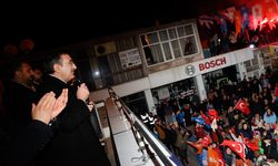 BİTLİS - Cumhurbaşkanı Yardımcısı Cevdet Yılmaz, Ahlat'ta vatandaşlara hitap etti