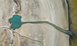 BURDUR - Göller Yöresi'ndeki Burdur, Karataş ve Yarışlı gölleri dronla görüntülendi