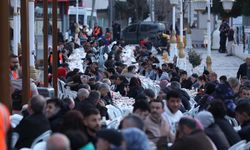 TEKİRDAĞ - (Dron) 5 bin kişi ramazanın ilk iftarında bir arada oruç açtı