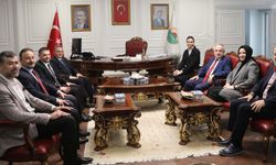 AK Parti Genel Başkan Yardımcısı Karaaslan'dan İlkadım Belediye Başkanı Kurnaz'a ziyaret