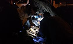 Çorum'da otomobilin motor bölümünde uyuşturucu hap taşıyan 4 kişi tutuklandı