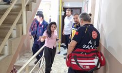 Samsun'da kesinti nedeniyle asansörde mahsur kalan kadın elektrik gelince kurtarıldı