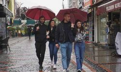 Edirne’de yağmur etkili oluyor