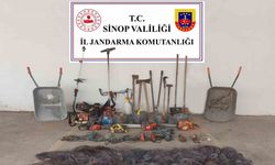 Sinop’ta inşaat malzemesi hırsızlarına suçüstü
