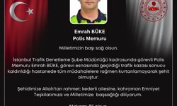 İstanbul'da kaza yapan polis memuru şehit oldu