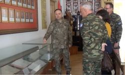 ANKARA - Yunanistan askeri heyeti, 54'üncü Mekanize Piyade Tugay Komutanlığı'nı ziyaret etti