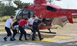 ANTALYA - Alanya'da ambulans helikopter 14 yaşındaki kız için havalandı
