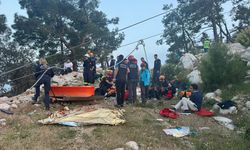 Antalya'da düşen teleferik kabinindeki 1 kişi öldü (2)