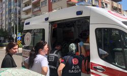 AYDIN - Nazilli'de devrilen motosikletin sürücüsü yaralandı
