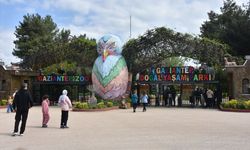 GAZİANTEP - Hayvanat bahçesi bayram tatilinde 100 bin kişiyi ağırladı