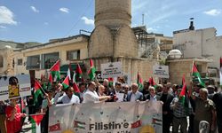 MARDİN - İsrail'in Gazze'ye yönelik saldırıları protesto edildi