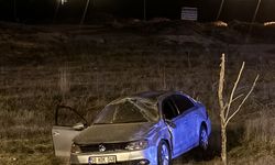 NEVŞEHİR - Tarlaya devrilen otomobildeki kişi öldü
