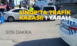 Sinop’ta yaşanan trafik kazasında 1 kişi yaralandı