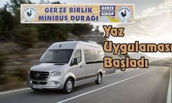 Sinop - Gerze minibüs seferlerinde yaz uygulaması başladı