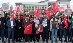 Erzurum’dan Filistin’e destek için yürüdüler