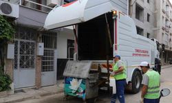 Turgutlu’da çöp konteynerlerine bahar temizliği