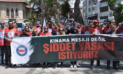 Sinop Eğitim-Bir-Sen üyeleri şiddete karşı meydanlara indi