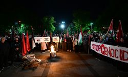 İSTANBUL - İsrail'in Gazze'ye yönelik saldırıları İstanbul'da protesto edildi