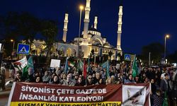 İSTANBUL - İsrail'in İstanbul Başkonsolosluğu önünde Gazze protestosu