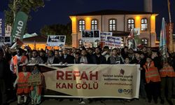 SAKARYA - İsrail'in Gazze'ye yönelik saldırıları protesto edildi