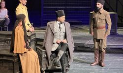 SAMSUN - Ankara Devlet Tiyatrosu'nun "Yüzyıllık Destan: Ateş" oyunu sahnelendi