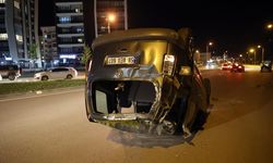SİVAS - Hafif ticari aracın devrildiği kazada 6 kişi yaralandı