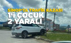 Sinop’ta tek taraflı trafik kazası: 2 yaralı