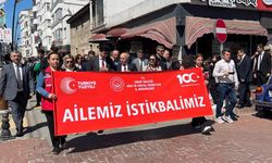 Sinop'ta aile farkındalığı yürüyüşü yapıldı