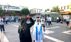 Diyarbakır'da bayram namazı sonrası İsrail protesto edildi