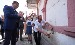 Atatürk'ün Düzce'ye gelişinin 90. yıl dönümünde köy çeşmesinden ayran akıtıldı