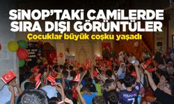 Sinop'ta çocuklar camide böyle karşılandı