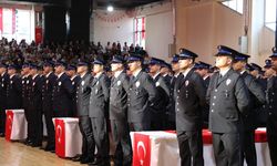 ADANA - Eğitimini tamamlayan 308 polis adayı yemin etti