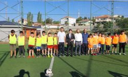 Ortaköy'de yaz Kur'an kursları arasında futbol turnuvası düzenlendi