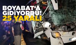 Boyabat otobüsü Düzce'de kazaya karıştı: 25 yaralı