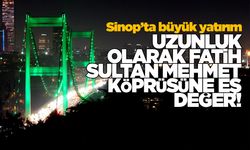 Sinop'ta inşa ediliyor. Boğaz köprüsü kadar!