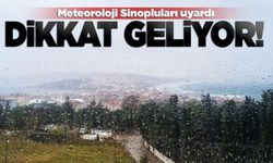 Sinop ve ilçelerine sarı kodlu meteorolojik uyarı