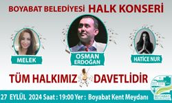 Boyabat Belediyesi’nden konsere davet