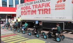 "Mobil Trafik Eğitim Tırı" ile Havza'da öğrencilere eğitim verildi